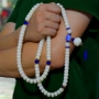 Ngọc bích trắng Bodhi Bodhi Vòng đeo tay Chuỗi hạt áo len Chuỗi hạt Mân côi 108 Trang sức nam và nữ - Vòng đeo tay Clasp vòng tay pnj