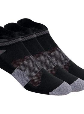 Asics/亚瑟士男袜子短袜轻质吸汗透气拼色3双美国直邮B10661T