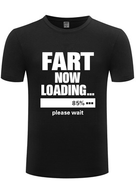 2017新款男式短袖T恤 Fart Loading 85% 搞笑创意笑话 Pub Jokes