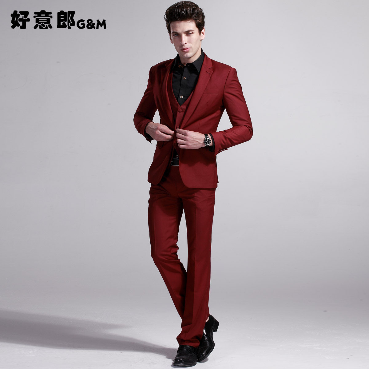 Costume homme en polyester pour printemps - Ref 1551088 Image 1