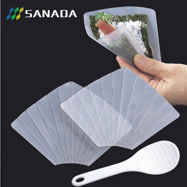 日本SANADA 手工DIY寿司模具 自制寿司 自带饭勺手卷模具 D-5201