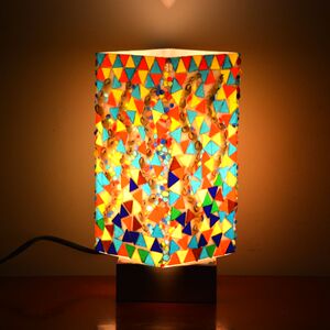 【原创】DIY个性实用浪漫家居创意手工 马赛克台灯材料包之流光款