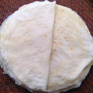 现做麦油脂皮浙江台州临海特色小吃麦焦筒大春卷皮食饼筒皮约8张