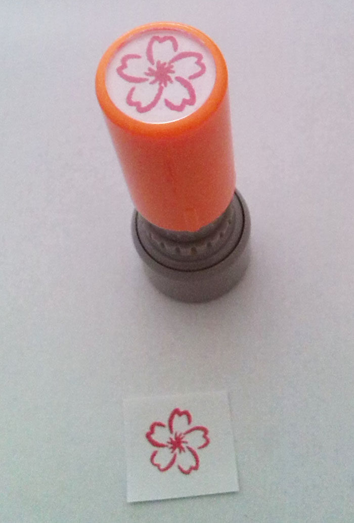 教师印章 老师教学印章 小红花   教学鼓励评语 1cm  自动出油