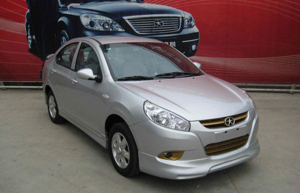 pp塑料 两厢同悦小包围改装 江淮同悦前后唇侧裙加装大尾翼