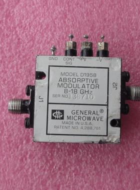 GM进口 D1958 8-18GHz SMA ABSORPTIVE MODULATOR 射频吸收调制器