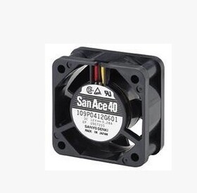 正品 SANYO 109P0412F301 12V 0.105A 4CM 4028 3线 散热 风扇
