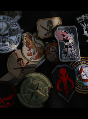 刺绣臂章 魔术臂章 魔术贴 战术个性贴章 包贴 布标