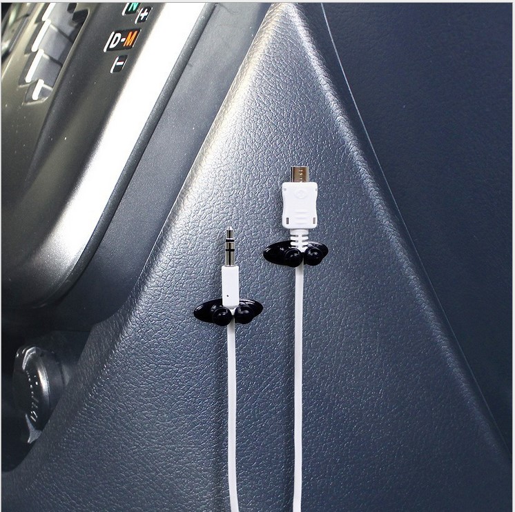 【天天特价】汽车电器充电线理线器束线夹固线夹车用导航仪耳机线