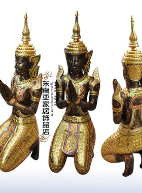 泰国东南亚风迎宾大厅落地摆件