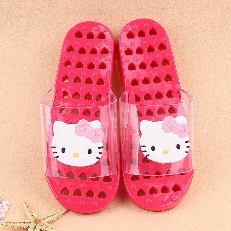 心形卡通水晶情侣拖鞋防滑浴室