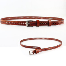 Галантерея 女士腰带牛皮真皮裤带女韩版百搭皮带女款女式皮带时尚装饰细简约