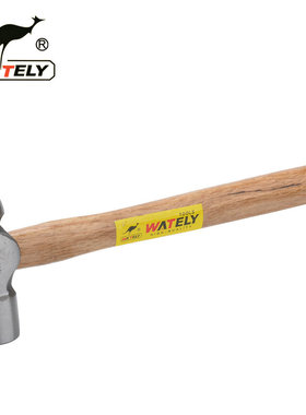 Wately威特力 木柄圆头锤 五金敲击铁锤 奶子锤 钉锤头 榔头