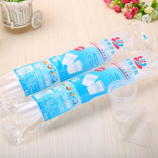 一次性杯子塑料杯加厚航空杯170ml 透明饮水杯胶杯奶茶杯促销特价