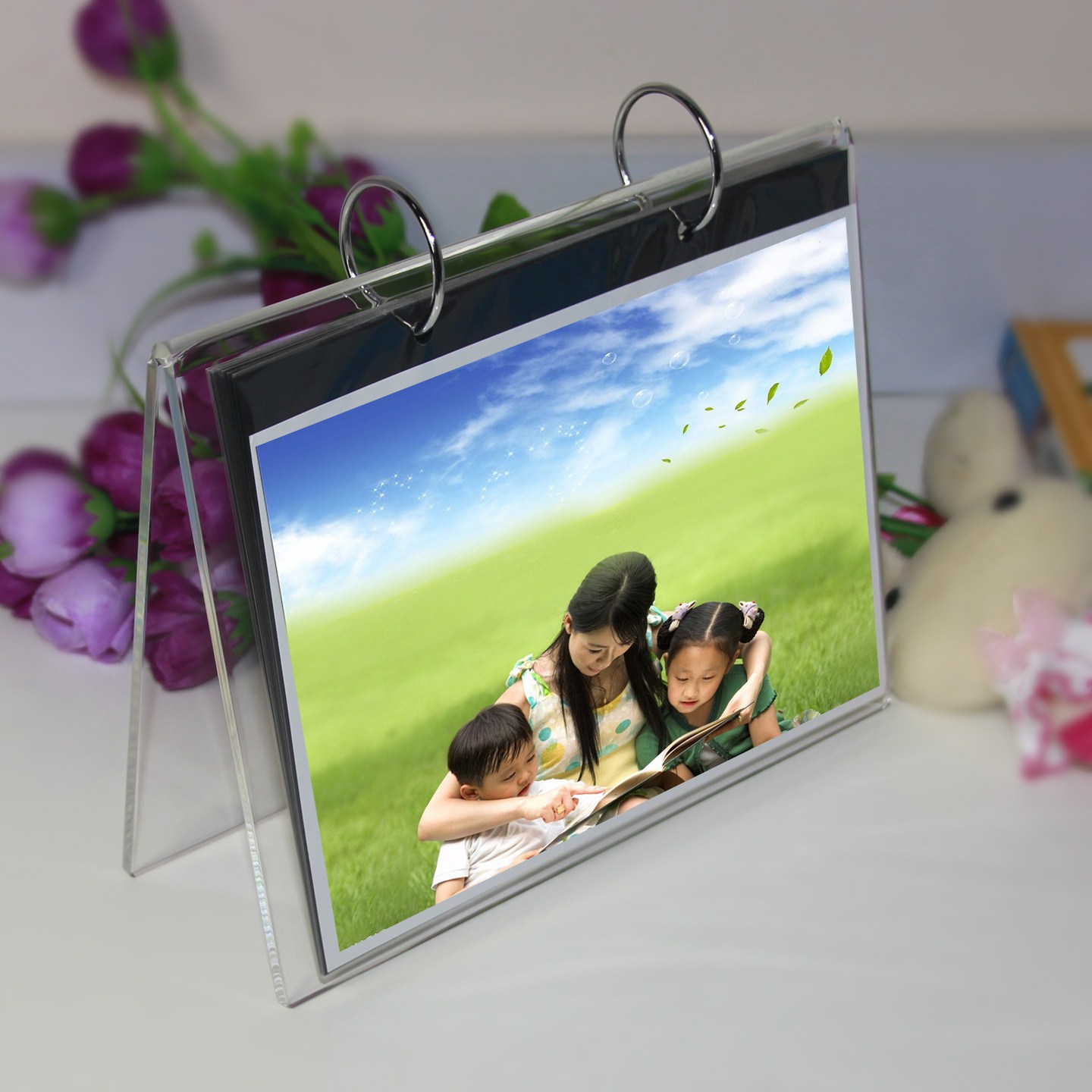 v型相册横向亚克力ins现货高透明