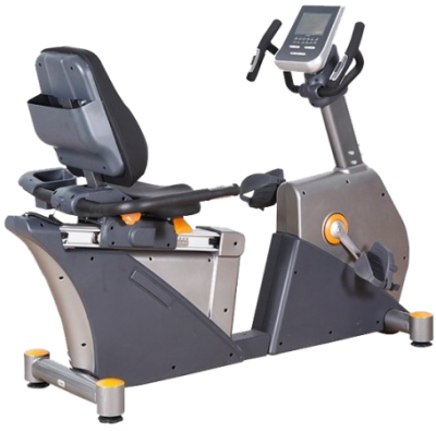 韦步7201A豪华商用卧式单车 商用立式健身车 背靠式