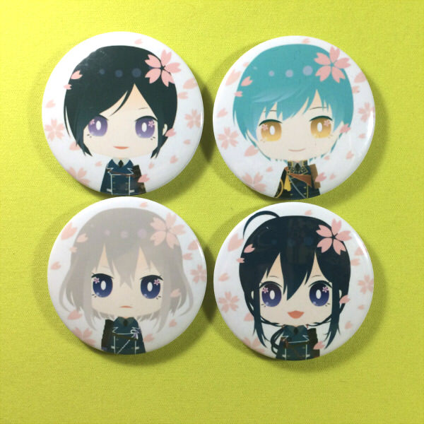 绮丽屋日本原单散货动漫周边刀剑乱舞一期一振药研徽章满包邮新品