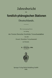 【预订】Jahresbericht Der Forstlich-Phanolog...
