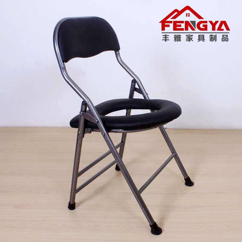 丰雅老人孕妇坐便椅病人厕所椅 移动马桶坐便器坐便凳折叠大便椅