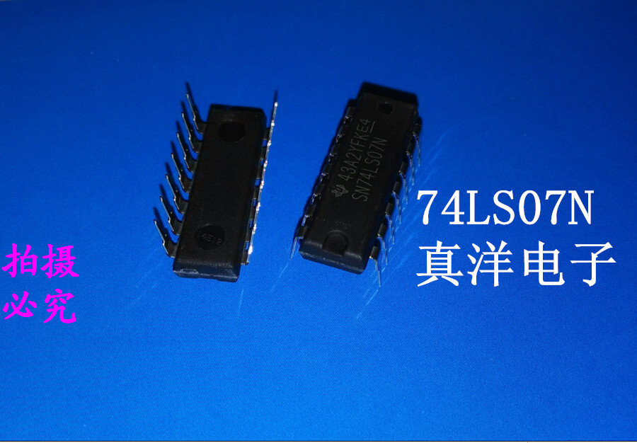直插原装 SN74LS07N DIP 74LS07N 全新正品现货