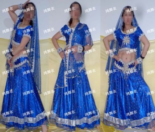 民族服装 演出服装 印度舞 印度1433舞蹈服装 鸿舞衣推荐