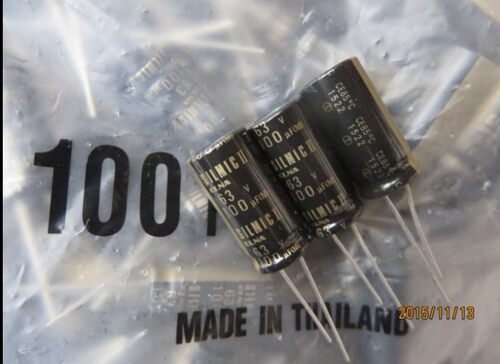 50只=170元 ELNA SILMIC II 伊娜 棕魔 100uF/63V RFS 电解电容器
