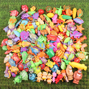 厂家直销散装儿童磁性钓鱼玩具塑料假鱼磁力鱼 鸭子 游乐场300款