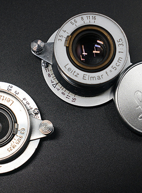 LEICA徕卡 E36mm A36镜头盖金属前盖银色elmar50 35 3.5 hector28
