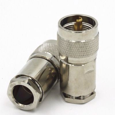 UHF/SL16公头-7五件套装接式全铜 接RG213 RG214 RG8 LMR400电缆