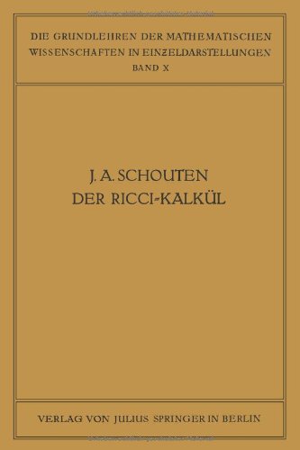 【预订】Der Ricci-Kalkul: Eine Einfuhrung in...