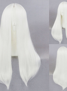 Hicoser 剑网三 剑灵 寒冰射手艾希假发 白色 cosplay假发266A