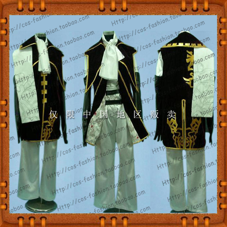 包邮东京大贩卖战国BASARA長曾我部元親 长曾我部元亲cosplay服装