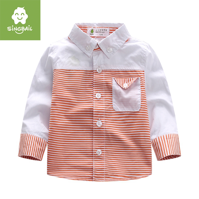 Chemise enfant SINGBAIL à manche longue - Ref 2083703 Image 1