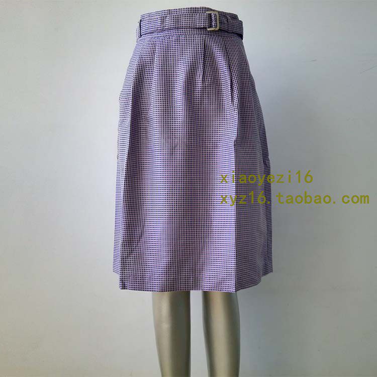 敦系列春秋装新款女格子半身裙包臀裙中裙品牌折扣正品