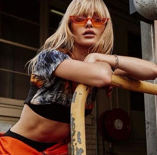 水原希子同款墨镜ladygaga权志龙太阳眼镜猫眼中国新说唱太眼镜