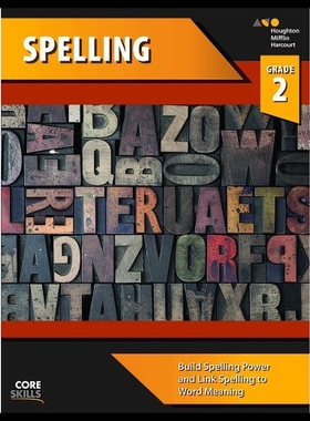 【预售】Steck-Vaughn Core Skills Spelling: Workbook Grade