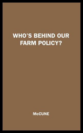 【预售】Who's Behind Our Farm Policy?
