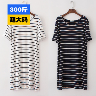 胸围150大码140女装300斤夏装加肥280连衣裙260胖姐240胖妞胖mm