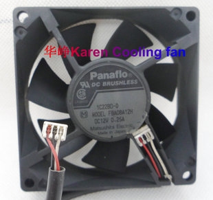 12V 日本8025 0.25A FBA08A12H 变频器散热风扇 原装 8cm NMB