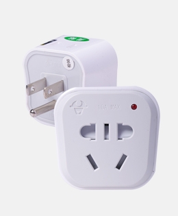 bull/公牛gnl01a 美标转换插头/插座/转换器出国旅游好伴侣国标