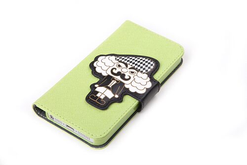 正品ROCK洛克适用iphone5S/SE手机皮套洛克先生苹果5卡通保护套现