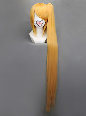 亚北音留 金黄色单马尾 cosplay假发