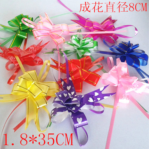 10个迷你蝴蝶结节日包装丝带拉花