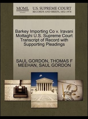 【预售】Barkey Importing Co V. Iravani Motta...