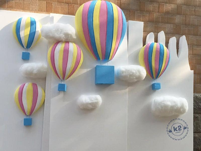 summer Mei Chen decorate Wedding celebration prop scene Atmosphere arrangement Showcase display foam Hot Air Balloon Wall hangings 61in the Festive supplies/Gift , Other Festival Gifts  category - from Buy2taobao.com to provide professional Taobao agent buy service