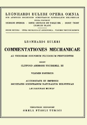 【预售】Commentationes Mechanicae Ad Theoria...