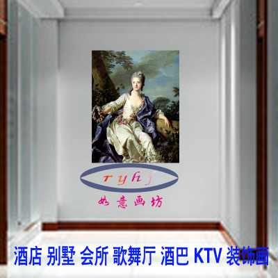 欧洲宾馆歌舞厅世界复古无框画