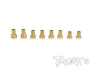 T-Work's 铜制转向座轴套套装w  AE RC10 B5/B5M/T5M/SC5M适用