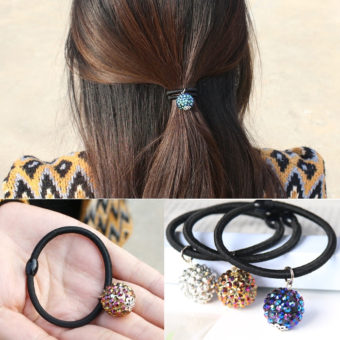 kknekki韩国进口莹光头绳发饰品