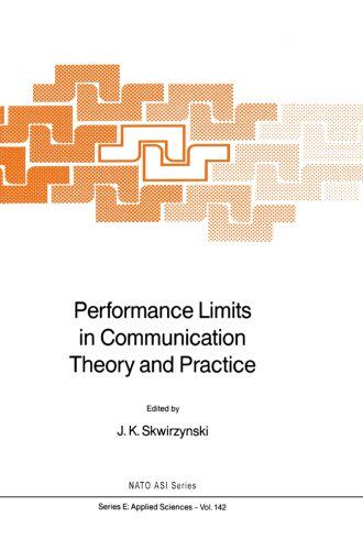 【预订】Performance Limits in Communication ...